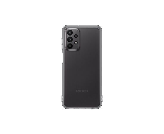 Чехол для моб. телефона Samsung Soft Clear Cover Galaxy A23 (A235) Black (EF-QA235TBEGRU), изображение 2 Чехол для моб. телефона Samsung Soft Clear Cover Galaxy A23 (A235) Black (EF-QA235TBEGRU), изображение 2