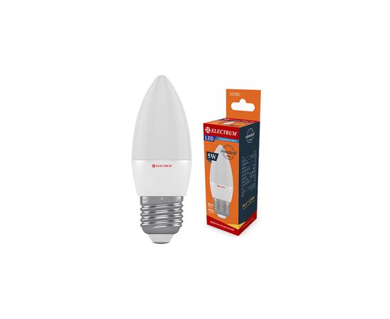 Лампочка Electrum C37 5W PA LC-31 Е27 4000K (A-LC-1932)