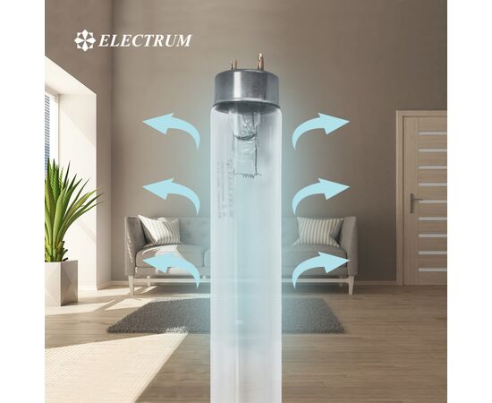 Лампочка Electrum T8 30W бактер. G13 (A-FG-0497), изображение 3 Лампочка Electrum T8 30W бактер. G13 (A-FG-0497), изображение 3