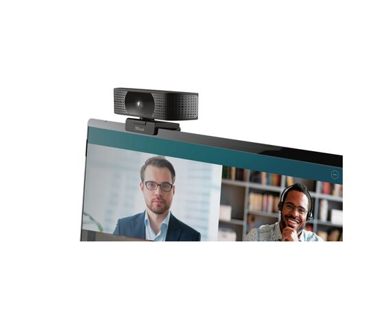 Веб-камера Trust Teza 4K Ultra HD Black (24280), изображение 4 Веб-камера Trust Teza 4K Ultra HD Black (24280), изображение 4