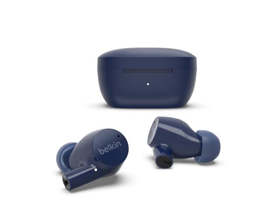 Навушники Belkin Soundform Rise True Wireless Blue (AUC004BTBL), зображення 4 Навушники Belkin Soundform Rise True Wireless Blue (AUC004BTBL), зображення 4