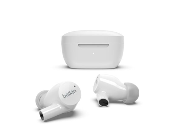 Наушники Belkin Soundform Rise True Wireless White (AUC004BTWH), изображение 4 Наушники Belkin Soundform Rise True Wireless White (AUC004BTWH), изображение 4
