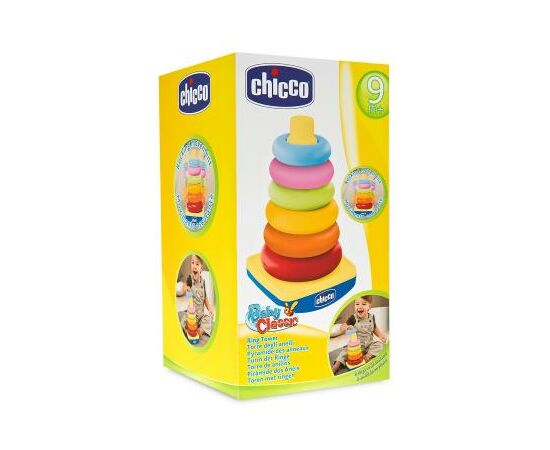 Развивающая игрушка Chicco Башня (07423.50), изображение 2 Развивающая игрушка Chicco Башня (07423.50), изображение 2