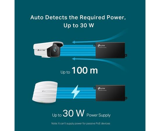 Адаптер PoE TP-Link TL-POE160S, изображение 4 Адаптер PoE TP-Link TL-POE160S, изображение 4