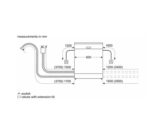 Посудомийна машина Bosch SMH6ZCX40K, зображення 7 Посудомийна машина Bosch SMH6ZCX40K, зображення 7
