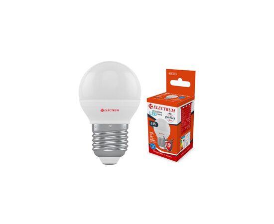 Лампочка Electrum D45 6W PA LB-32/1 Е27 4000K PERFECT (A-LB-1874)