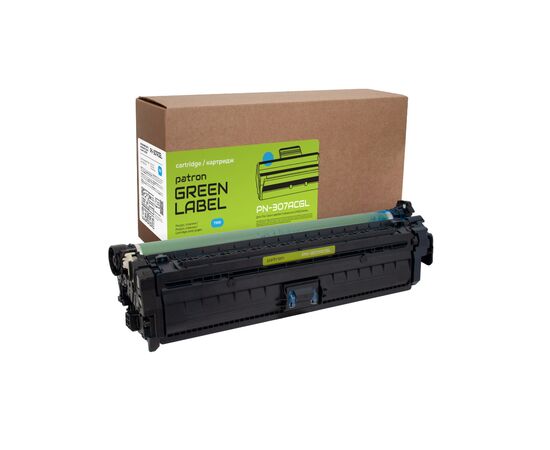 Картридж Patron HP 307A (CE741A) cyan Green Label (PN-307ACGL)