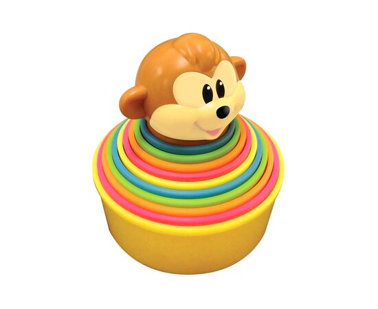 Развивающая игрушка Kiddieland Пирамидка Обезьянки (057646), изображение 2 Развивающая игрушка Kiddieland Пирамидка Обезьянки (057646), изображение 2