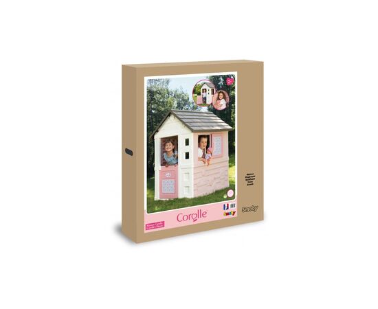 Игровой домик Smoby Королле с раздвижными ставнями 98 х 110 х 127 см (810720), изображение 3 Игровой домик Smoby Королле с раздвижными ставнями 98 х 110 х 127 см (810720), изображение 3