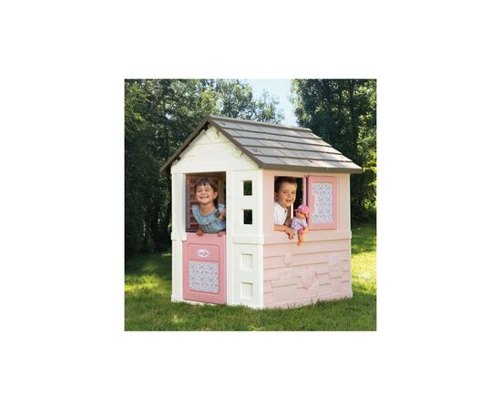 Игровой домик Smoby Королле с раздвижными ставнями 98 х 110 х 127 см (810720), изображение 4 Игровой домик Smoby Королле с раздвижными ставнями 98 х 110 х 127 см (810720), изображение 4