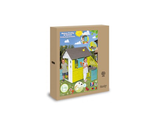 Игровой домик Smoby Радужный с летней кухней 17 аксессуаров. (810722), изображение 3