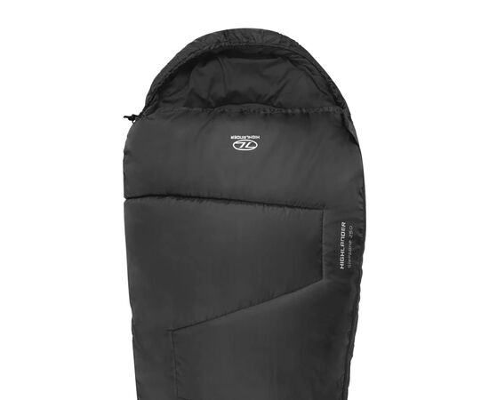 Спальный мешок Highlander Sleepline 250 Mummy +5C Charcoal Left (925869), изображение 3 Спальный мешок Highlander Sleepline 250 Mummy +5C Charcoal Left (925869), изображение 3
