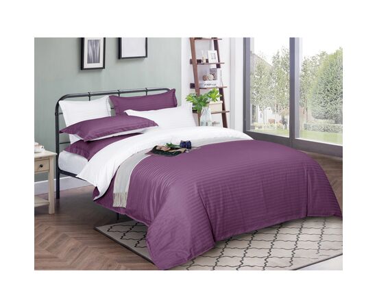 Постельное белье MirSon Satin Stripe 30-0009+ 30-0001Belinda 160х220 Семейный (2200005257920)