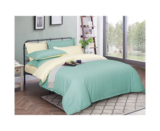 Постельное белье MirSon Satin Stripe 30-0014+ 30-0002Fleshly 160х220 Семейный (2200005260128)