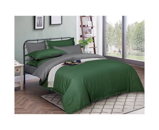 Постельное белье MirSon Satin Stripe 30-0017 + 30-0011Damir 160х220 Семейный (2200005262528)