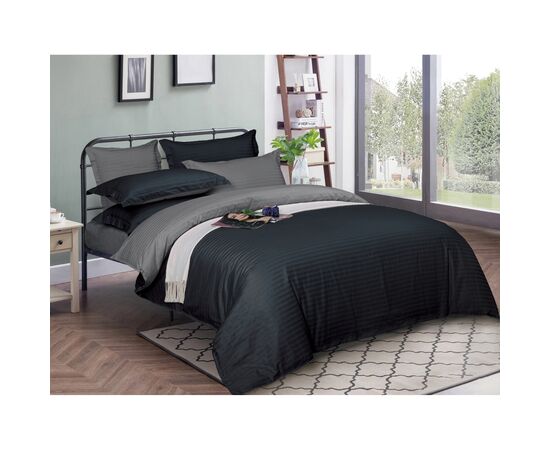 Постельное белье MirSon Satin Stripe 30-0021+ 30-0011 Latifa 160х220 Семейный (2200005266526)