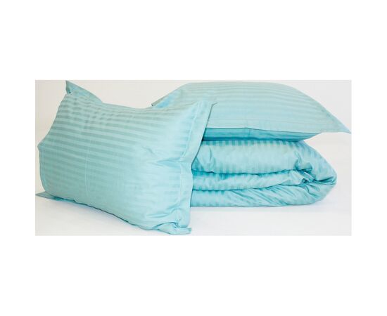 Постільна білизна MirSon SatinStripe 30-0015GreenWave 220х240 King Size (2200005253267), зображення 7