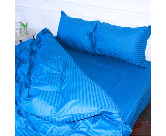 Постельное белье MirSon SatinStripe 30-0019Blue 220х240 King Size (2200005254943), изображение 2