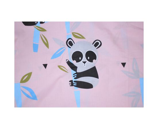 Постельное белье MirSon Бязь 17-0505 Panda pink Односпальный (2200003619287), изображение 5