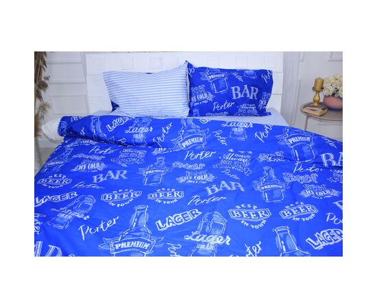 Постельное белье MirSon Бязь 17-0508 Beer Bar Полуторный (2200003626186), изображение 2