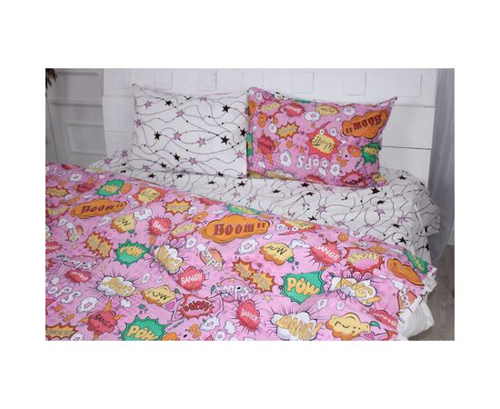 Постельное белье MirSon Бязь 17-0512 Bombs pink King Size (2200003635546), изображение 3 Постельное белье MirSon Бязь 17-0512 Bombs pink King Size (2200003635546), изображение 3