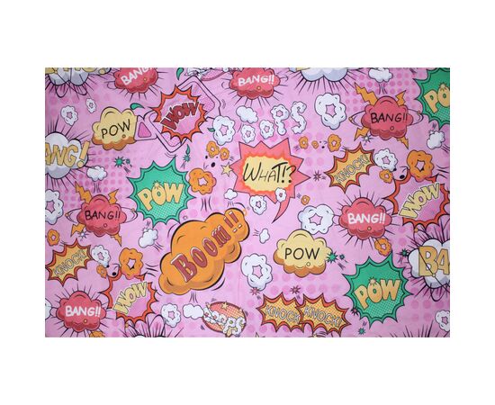 Постельное белье MirSon Бязь 17-0512 Bombs pink Евро (2200003635263), изображение 5