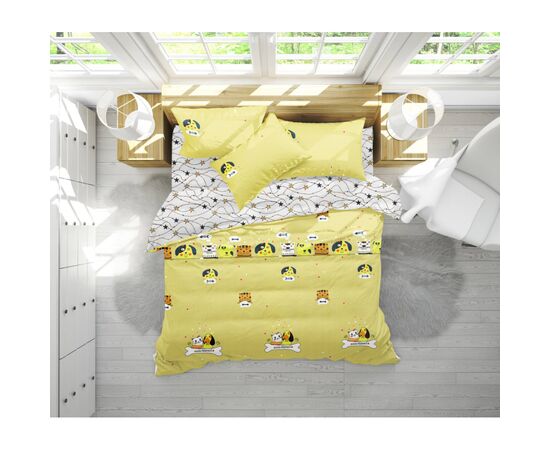 Постельное белье MirSon Бязь 17-0517 Cat-dog Евро (2200003646665)