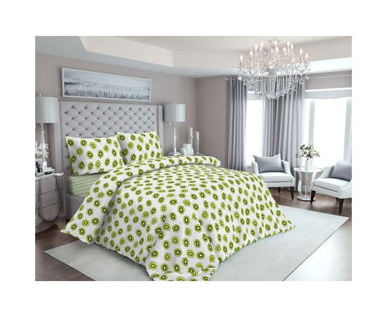 Постельное белье MirSon Бязь 17-0523 Kiwi Семейный 160x220 (2200003661361)