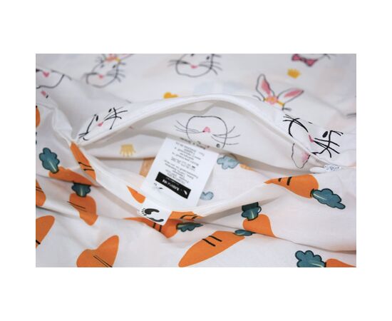Постільна білизна MirSon Бязь 17-0529 Bunnies white Односпальний (2200003674002), зображення 7 Постільна білизна MirSon Бязь 17-0529 Bunnies white Односпальний (2200003674002), зображення 7