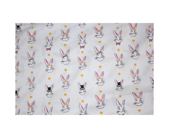 Постільна білизна MirSon Бязь 17-0529 Bunnies white Полуторний (2200003674064), зображення 6 Постільна білизна MirSon Бязь 17-0529 Bunnies white Полуторний (2200003674064), зображення 6