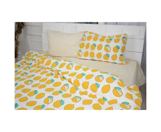 Постельное белье MirSon Бязь 17-0531 Striped Lemon King Size (2200003678864), изображение 3