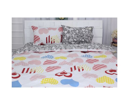 Постільна білизна MirSon Бязь 17-0532 Bright hearts 110х140 (2200003782219)