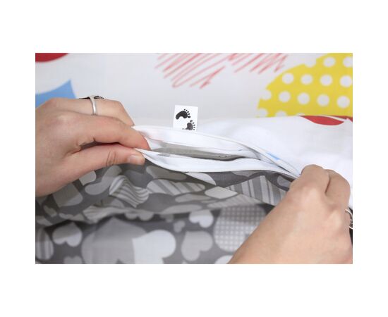 Постельное белье MirSon Бязь 17-0532 Bright hearts 160х220 (2200003782288), изображение 5