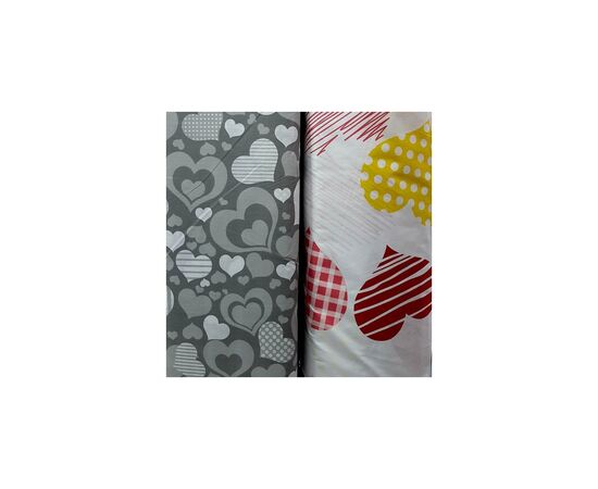 Постельное белье MirSon Бязь 17-0532-1 Bright hearts 2х143х210 (2200004090283), изображение 2