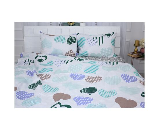 Постельное белье MirSon Бязь 17-0533 Hearts 200х220 (2200003784527), изображение 2