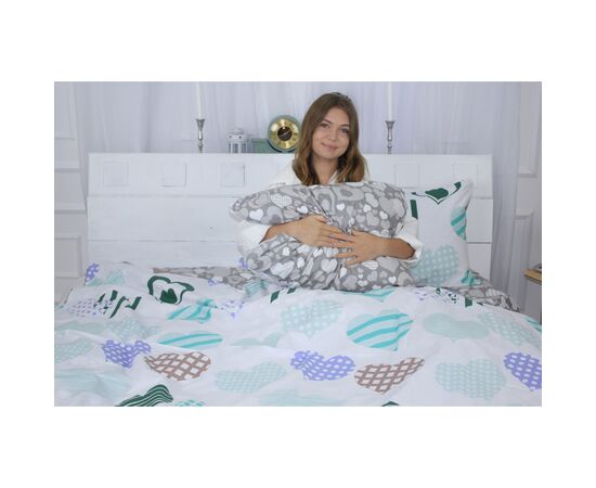 Постельное белье MirSon Бязь 17-0533 Hearts 2х143х210 (2200003784534), изображение 5