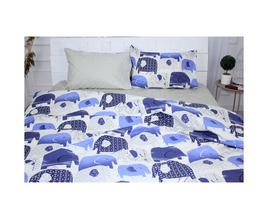 Постільна білизна MirSon Бязь Premium 17-0133 Elephant 2х160х220 (2200001705715), зображення 2