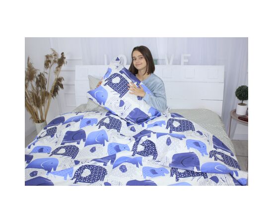 Постільна білизна MirSon Бязь Premium 17-0133 Elephant 2х160х220 (2200001705715), зображення 4