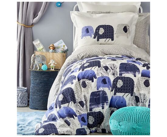 Постельное белье MirSon Бязь Premium 17-0133 Elephant 2х160х220 (2200001705715)