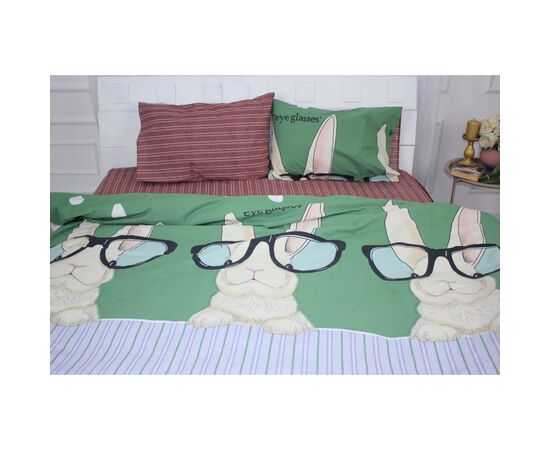 Постельное белье MirSon Бязь 17-0570Coolrabbit 143 х 210 (2200004334592), изображение 4