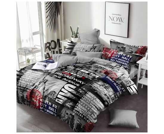 Постельное белье MirSon Бязь Premium 17-0034 Celeste 160x220 (2200001476684)