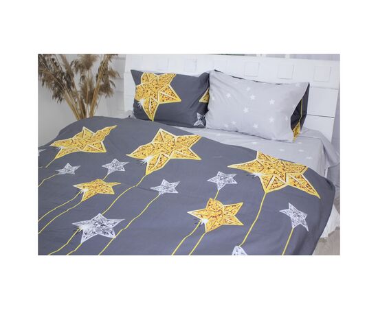 Постільна білизна MirSon Бязь Premium 17-0422 Golden Star Євро (2200002949682), зображення 3