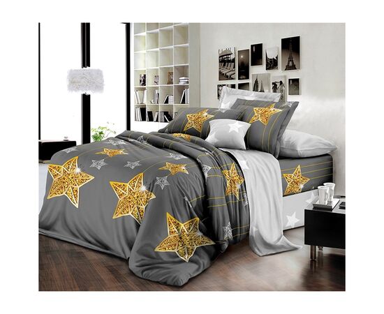 Постельное белье MirSon Бязь Premium 17-0422 Golden Star Односпальный (2200002949644)