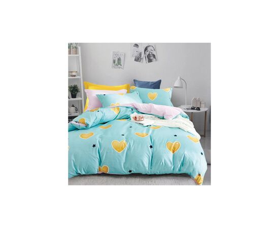 Постельное белье MirSon Бязь Premium 17-0463 Love stories King Size (2200003320251)