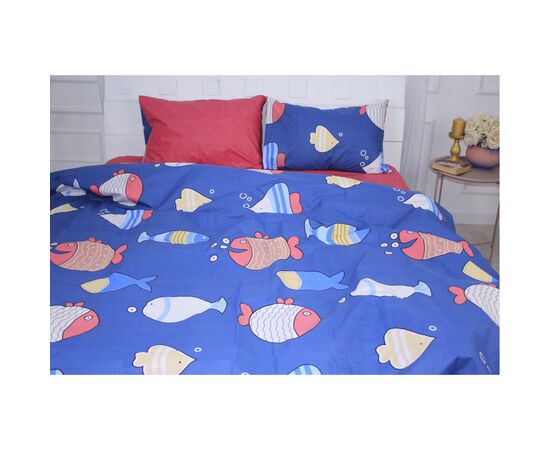 Постільна білизна MirSon Бязь Premium 17-0466 Fish are fabulous Євро (2200003327618), зображення 2 Постільна білизна MirSon Бязь Premium 17-0466 Fish are fabulous Євро (2200003327618), зображення 2