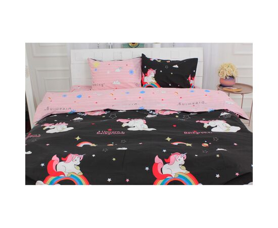 Постельное белье MirSon Бязь Premium 17-0490 Unicorn King Size (2200003464740), изображение 4