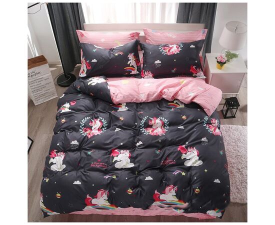 Постельное белье MirSon Бязь Premium 17-0490 Unicorn Полуторный (2200003464504)