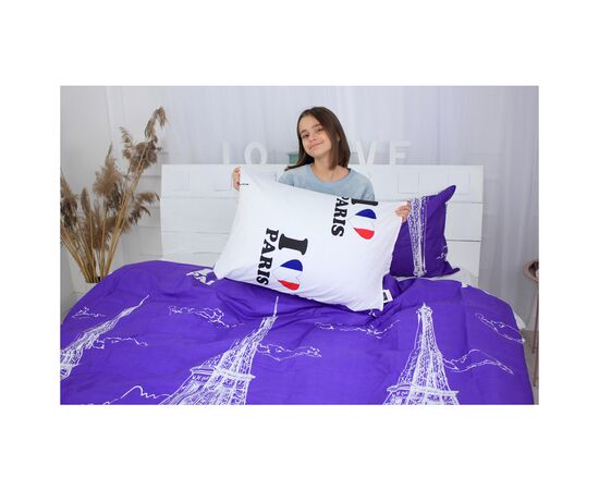 Постельное белье MirSon Бязь Premium 19-0426 Fucsia 143х210х2 (2200001163157), изображение 5