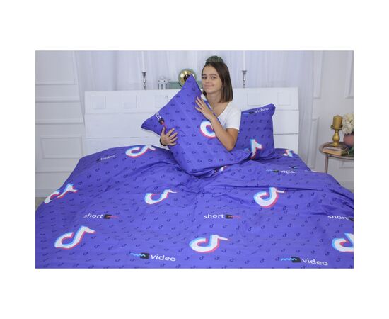 Постельное белье MirSon Бязь Ranforce Elite 17-0398 TikTok 160x220 (2200004695556), изображение 3