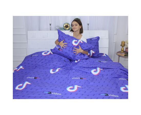 Постельное белье MirSon Бязь Ranforce Elite 17-0398 TikTok 160x220 (2200004695556), изображение 5